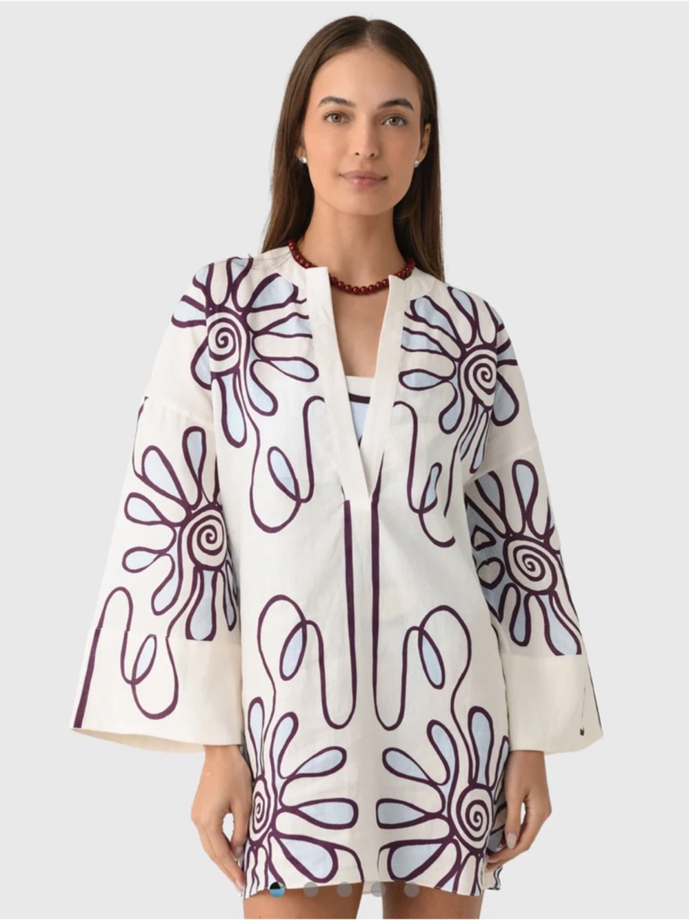 Cala de la Cruz Siena Tunic Dress Small NWT New